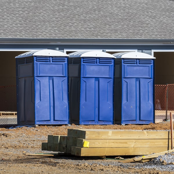 are there any restrictions on what items can be disposed of in the portable toilets in Geneva